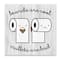 Stupell Industries Beards Vs. Mullets Toilet Paper Bathroom Humor Expression Wall Plaque Art